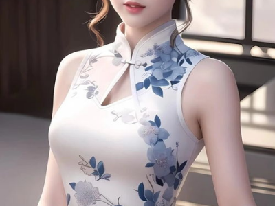 ai绘画旗袍美女,AI绘制的古典美女生动再现