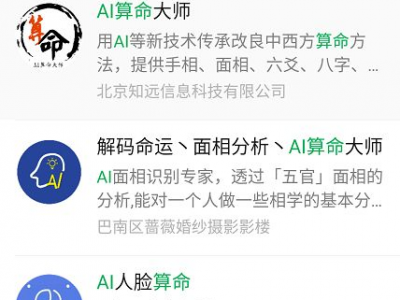 ai 算命小程序,揭秘未来,探索命运之谜
